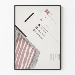 Exhibition Poster Master of Fine Arts - Modern Graphic Design