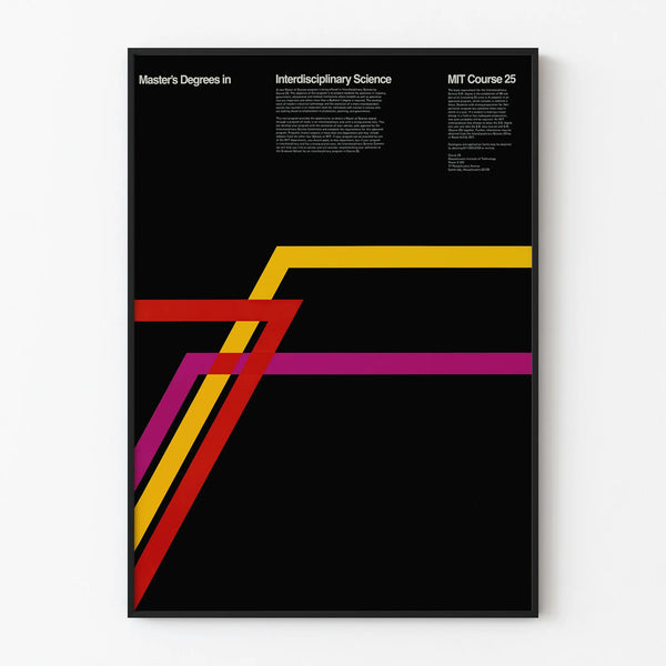 Poster Interdisciplinary Science Design - Modern Wall Decoration