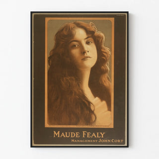 Vintage poster of Maude Fealy artistic portrait
