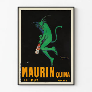 Vintage Maurin Quina French Aperitif Poster