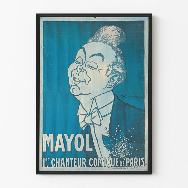 Vintage Mayol Poster: Paris's Premier Comic Singer