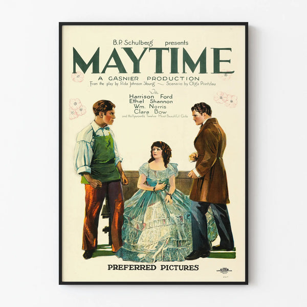 Vintage Maytime Poster - Classic Cinema Wall Decoration