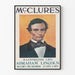 Portrait Poster of Abraham Lincoln for McClure's Magazine