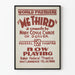 Vintage poster for the comedy theater 'Me Third' by Mary Coyle Chase