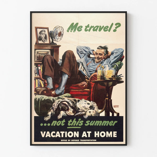 Vintage poster wall decoration for holiday at home
