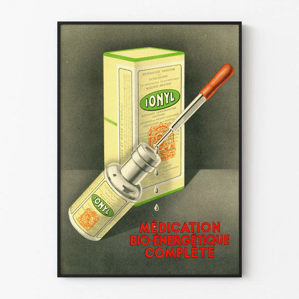 Vintage Poster of Complete Bio-Energetic Medication IONYL