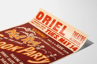 Vintage Poster Mid-Nite Spook Party Mel Roy Theatre Oriel Glencoe