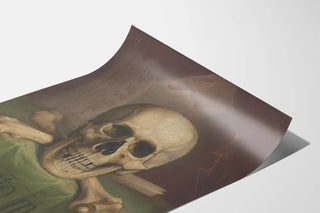 Poster Skull Head Memento Mori for Wall Decoration