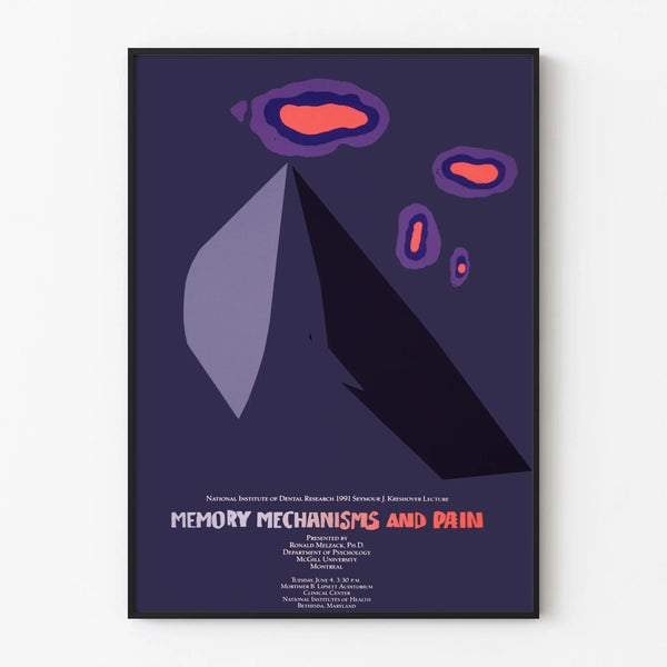 Scientific Wall Decoration Poster of Memory and Pain
