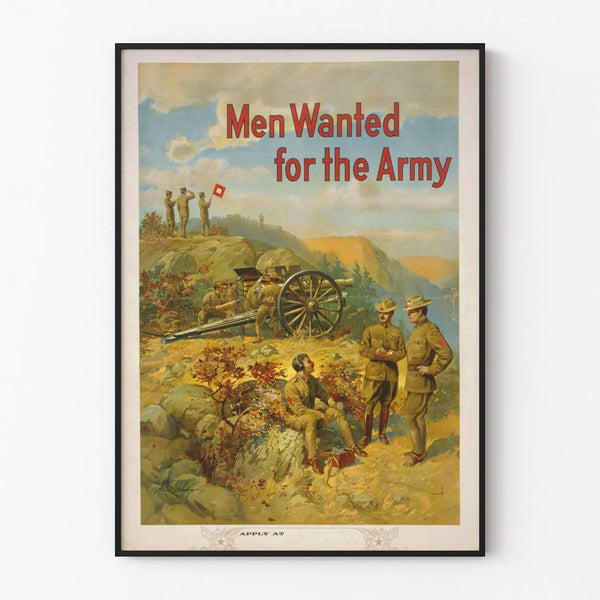 Vintage American Army Recruitment Poster