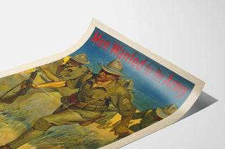 Vintage Recruitment Advertisement Poster