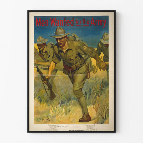 Vintage Recruitment Advertisement Poster