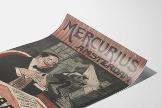 Vintage Mercurius Amsterdam poster for burglary insurance
