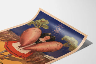 Vintage Poster of My Little Ones Fed with Potash