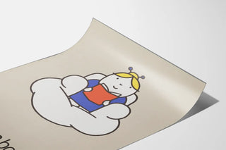 Vintage Poster Dick Bruna Calm Reading