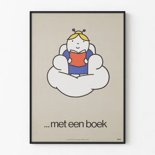 Vintage Poster Dick Bruna Calm Reading