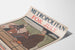 Vintage Metropolitan Poster for July - Retro Equestrian Illustration