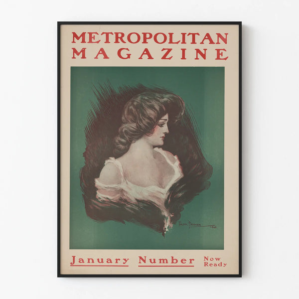 Vintage poster Metropolitan Magazine - January 1902 issue