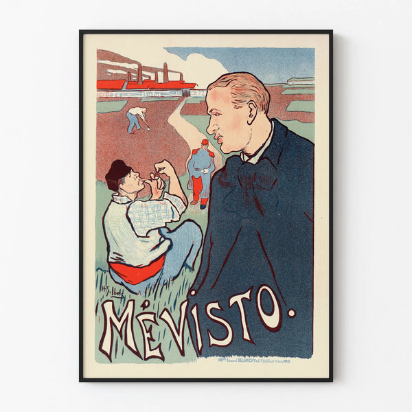 Vintage Mévisto poster industrial wall decoration