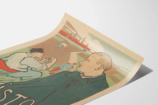 Vintage Mévisto Poster - Industrial and Worker Illustration