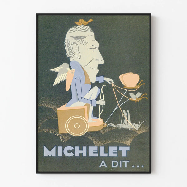Vintage Michelet Poster - Original Wall Decoration