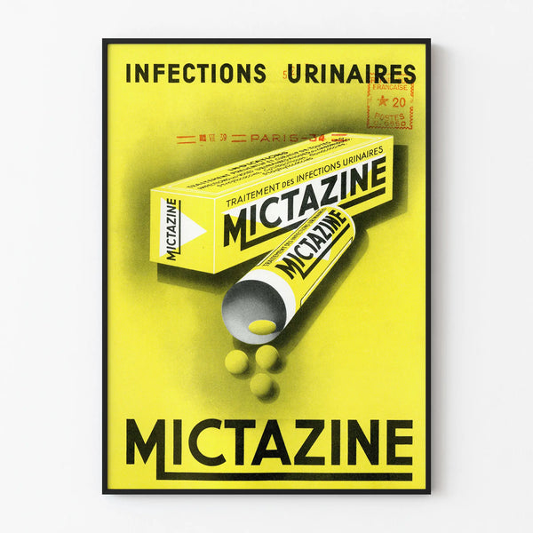 Vintage Poster Mictazine - Retro Medical Wall Decoration Artem Legrand
