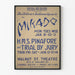 Vintage Theater Poster Mikado and H.M.S. Pinafore