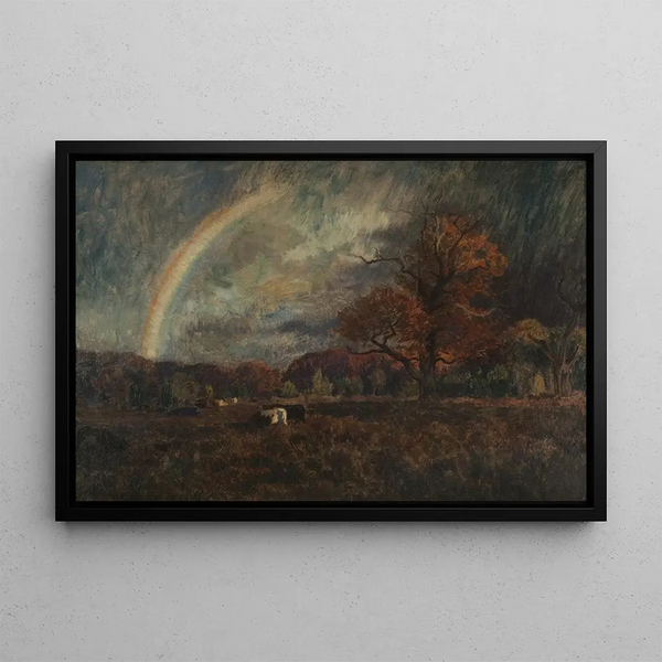 Rainbow Painting - Émile-René Ménard — framed artwork on a wall