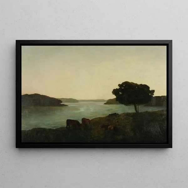 L'estuaire - Émile-René Ménard — framed artwork on a wall
