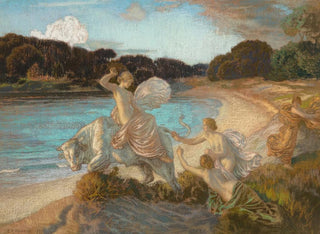 L'enlèvement d'Europe - Émile-René Ménard — artwork view