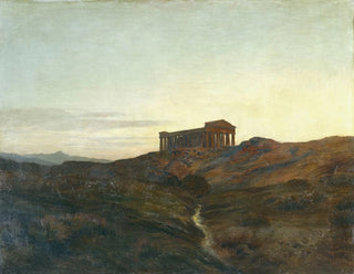 Antique Earth, the temple - Émile-René Ménard — artwork view