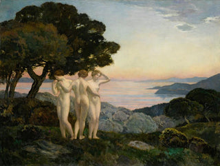 Les trois grâces - Émile-René Ménard — artwork view