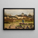 Autumn Gardening - Émile Barau — framed artwork on a wall