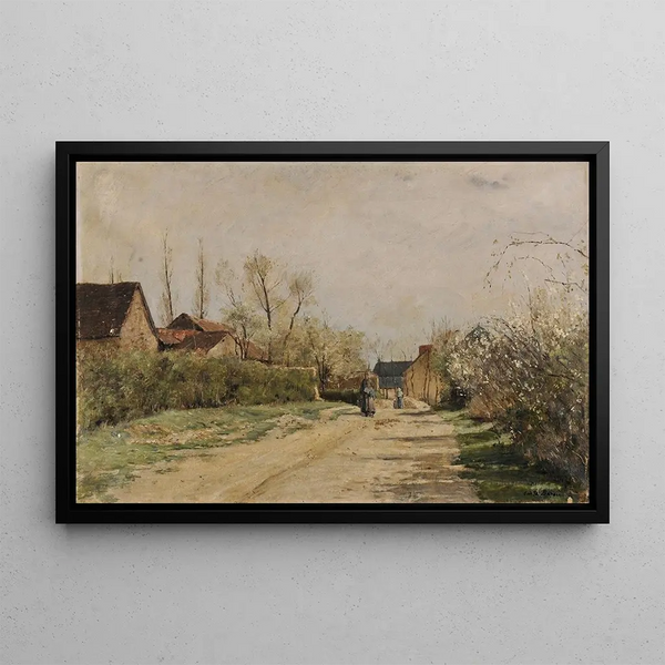 Le printemps Billy - Émile Barau — framed artwork on a wall