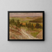 Landscape of the Ardennes - Émile Barau — framed artwork on a wall