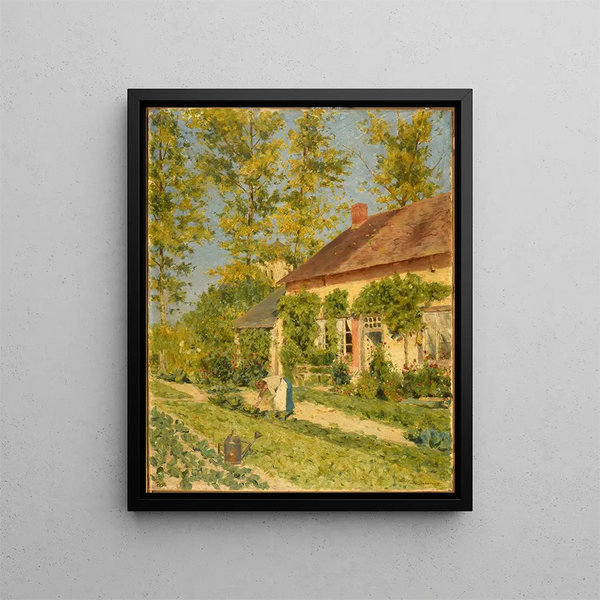 Soleil d'octobre - Émile Barau — framed artwork on a wall
