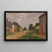 Village champenois - Émile Barau — framed artwork on a wall