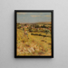 View on Chênay - Émile Barau — framed artwork on a wall