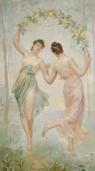 Nymphes dansantes - Émile Charlet — artwork view