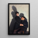 Shadowed Painting - Émile Friant — framed artwork on a wall
