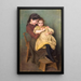 Child's Sorrow - Émile Friant — framed artwork on a wall