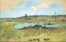 Landscape Painting with a Pond - Émile Friant — artwork view
