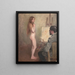 Mystical Painting - Émile Friant — framed artwork on a wall