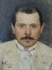 Portrait painting of Georges Jeanniot - Émile Friant — artwork view