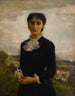 Portrait of a Young Girl - Émile Friant — artwork view