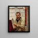 Self-portrait Painting - Émile Friant — framed artwork on a wall