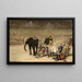 L'Entrée des Clowns - Émile Friant — framed artwork on a wall