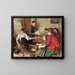 The Frugal Meal - Émile Friant — framed artwork on a wall