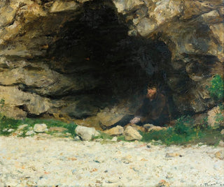 The Wanderer - Émile Friant — artwork view