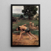 Struggle - Émile Friant — framed artwork on a wall